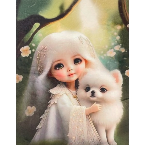 Veliūras soft motyvas 50x55cm LĖLĖ1 Veliūras soft motyvas 50x55cm LĖLĖ1